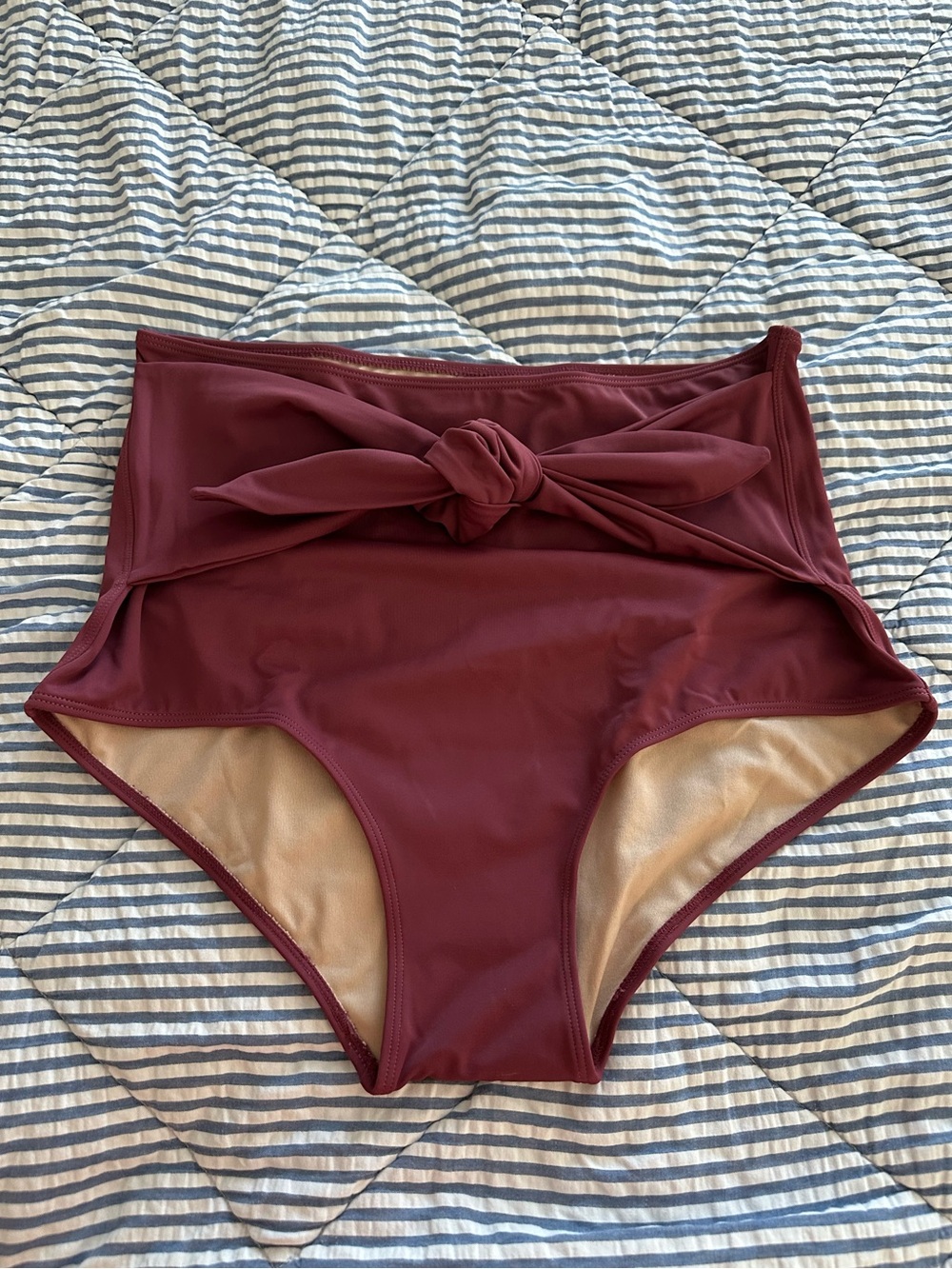 Kortni Jeane Large Wine Tie-Up-Front Bottoms
